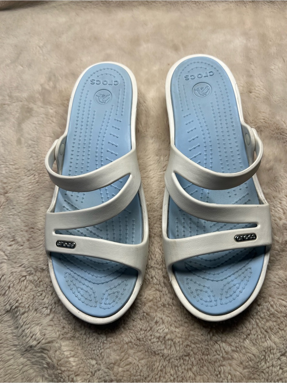 Crocs Patricia Wedge Slide Sandals size 9